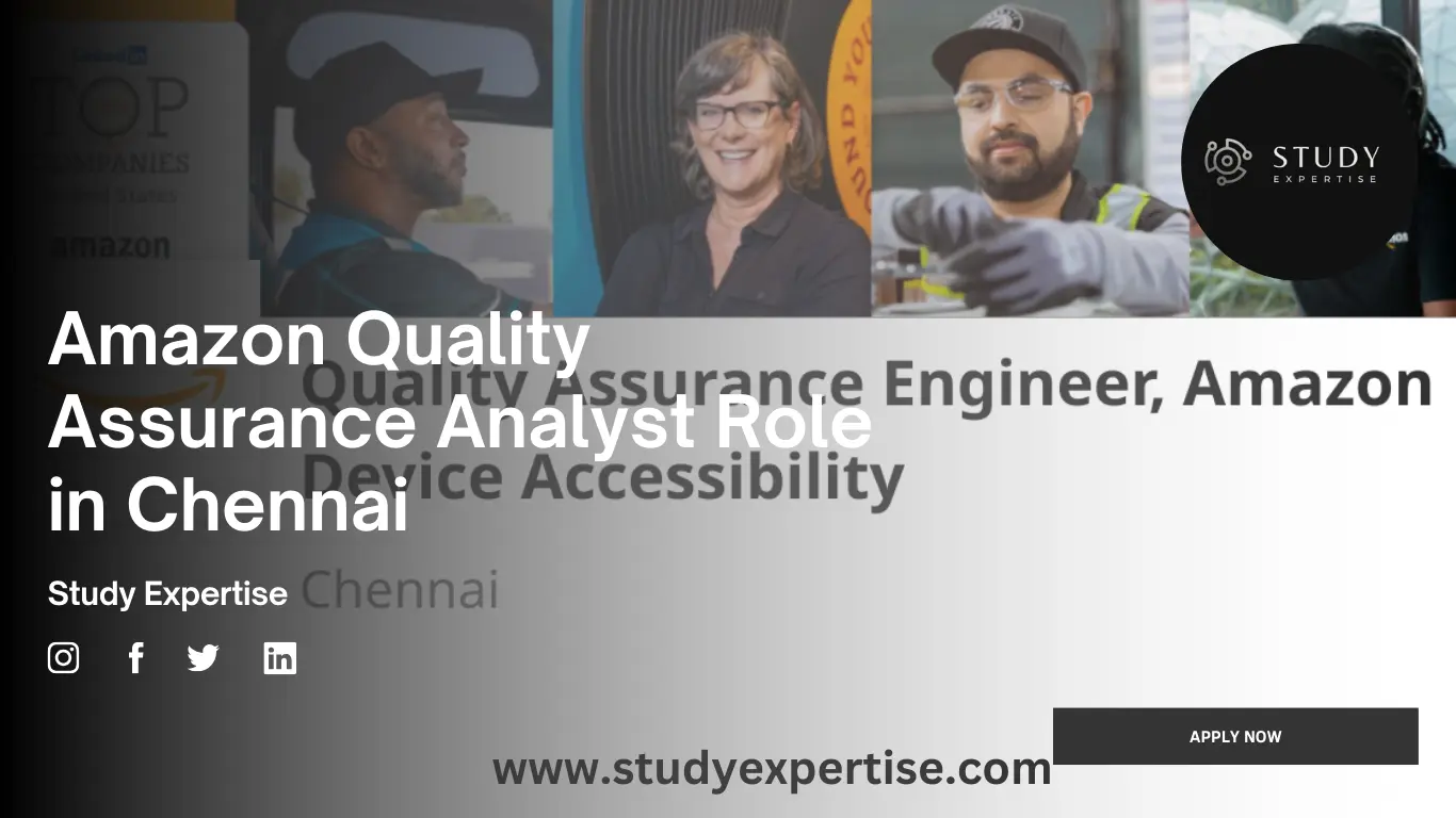 Amazon Quality Assurance Analyst Role in Chennai
